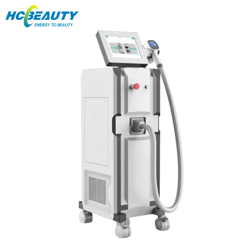 Vertical 3 Wavelength Diode Laser Machine For Hair Removal 1000W