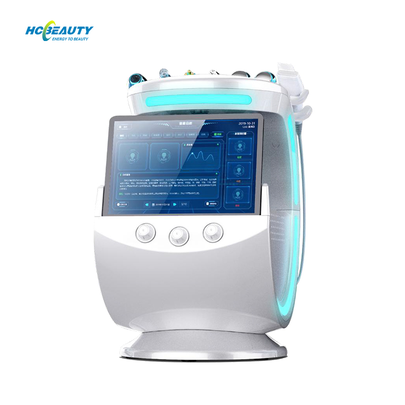 HCBEAUTY Water Facial Skin Analysis Ice Blue Skin Dermabrasion Beauty Machine