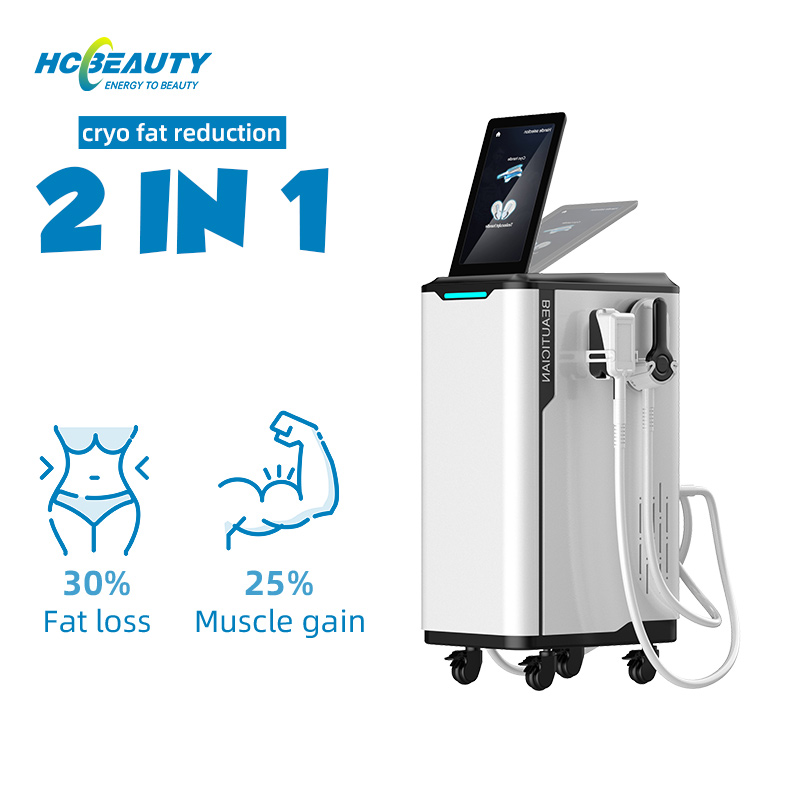 Cooling Technology Fat Reduce Body Slimming Equipment Combined EMS Muscle Building Technology 360 Cryo