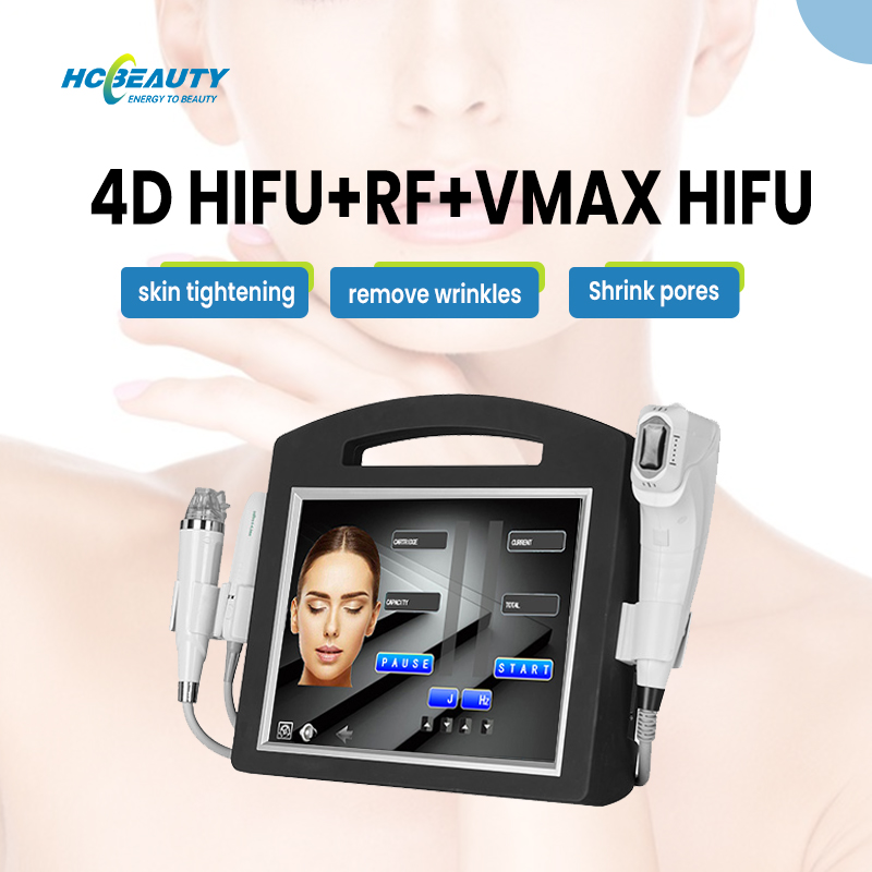 4D HIFU Skin Care Anti-wrinkle+machine with Rf Rejuvenation Head