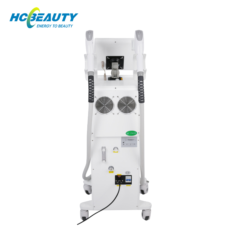 New Design Double Handle Laser Ipl+rf E-light Shr for Hair And Skin