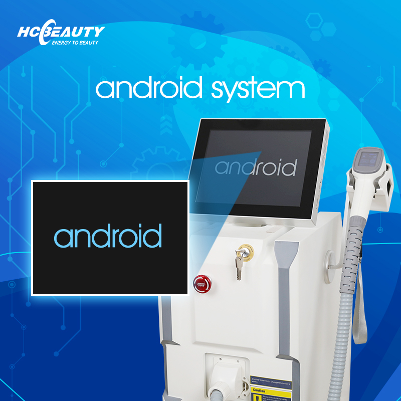 Medical Aesthetics Best Rated Laser Hair Removal Machine 755nm 808nm 1064nm Android System with Skin Rejuvenation