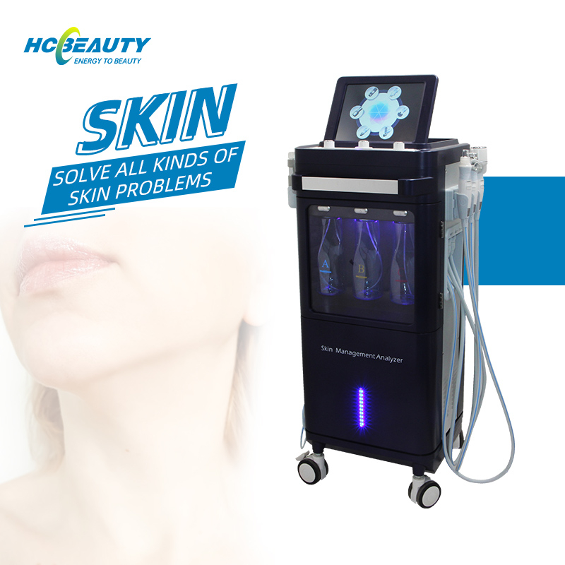 Intelligent temperature control skin rejuvenation and moisturizing oxygen facial machine for all kinds of people