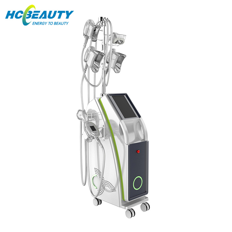 fat freezing machine with 4 static heads and limpfativ drainge