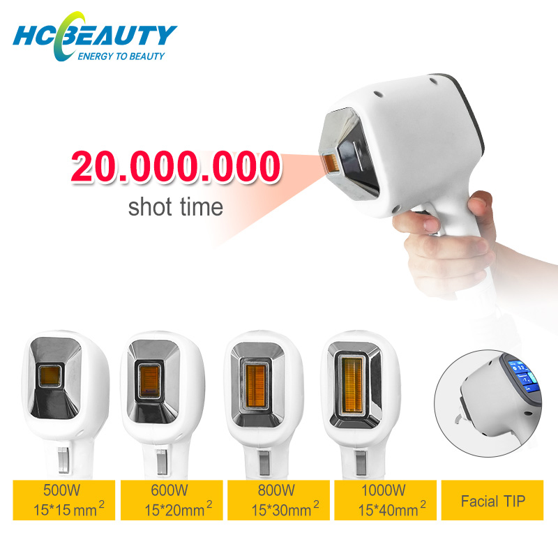 Permanent hair removal diode laser beauty machine with 2 handles and 3 wavelength
